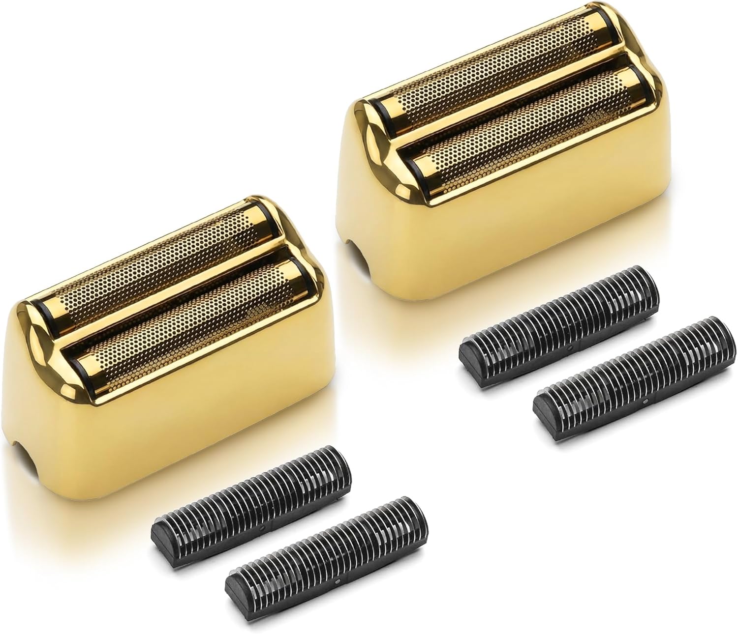 2 Pack Shaver Replacement Foil Compatible with Babyl*ss FXFS2G/FXFS2, Shaver Foil Replacement for Superior Shaving (Gold)