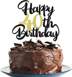 40th Happy birthday cake topper happy birthday cake decoration 40th birthday party decoration gift plugin (40)