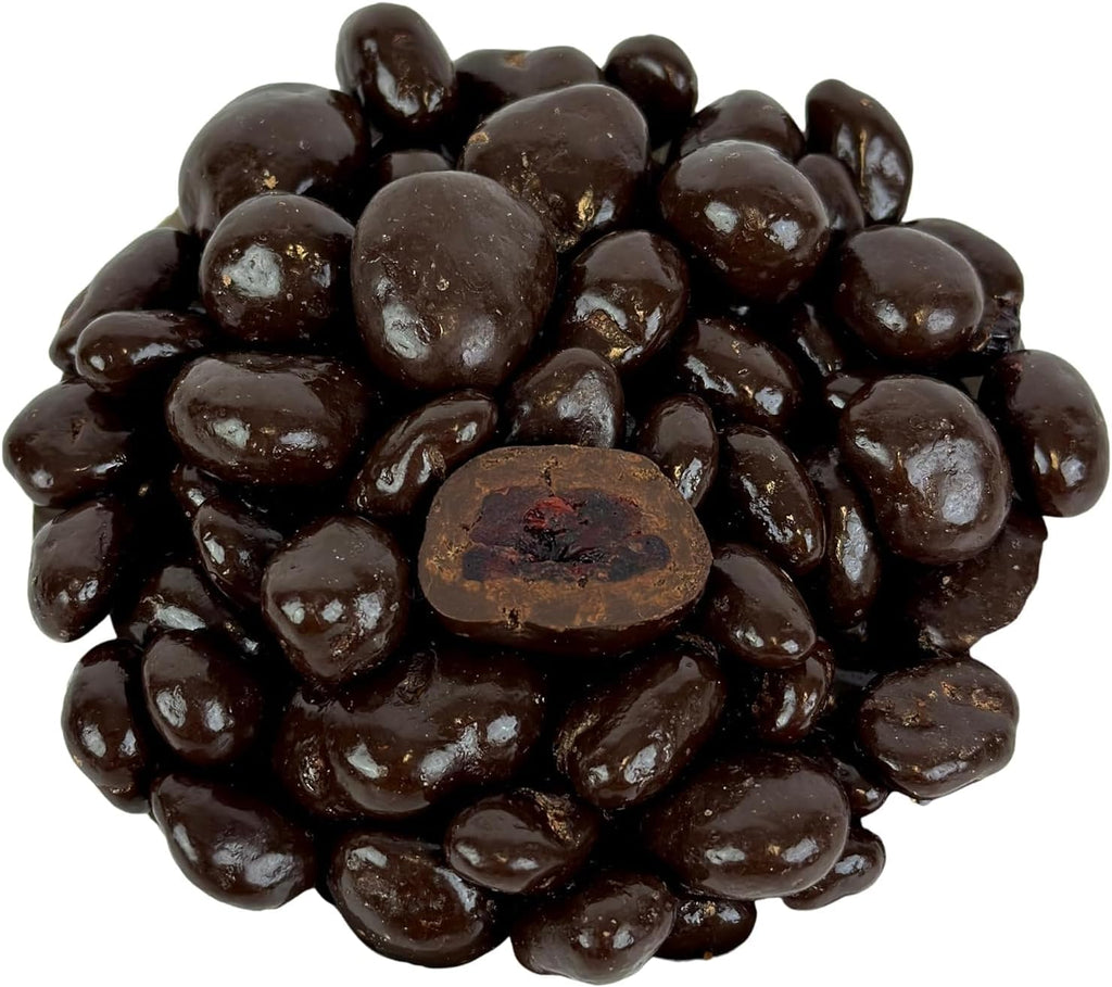 Dark Chocolate Covered Cranberries, 1 Pound