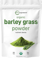 Organic Barley Grass Powder, 16 Ounces | US Grown | Rich in Vitamins, Minerals, Fibers, & Antioxidants | Superfood Greens Mix for Immune Health and Digestion Support | Non-GMO