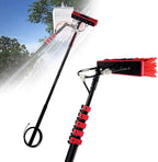 Water Fed Pole Kit, Window and Solar Cleaning Pole Solar Photovoltaic Panel Cleaner Tools Retractable Window Truck Cleaning Rod Brush, for Photovoltaic Panel Cleaning Trucks,12FT/3.6M