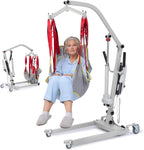Careboda Electric Patient Lift, Medical Transfer Lifts for Seniors with Sling, Sit to Stand Lift for Elderly, Full Body Transfer Lift Chairs for Bed, Car, Wheelchair and Floor, 510LBS Weight Capacity