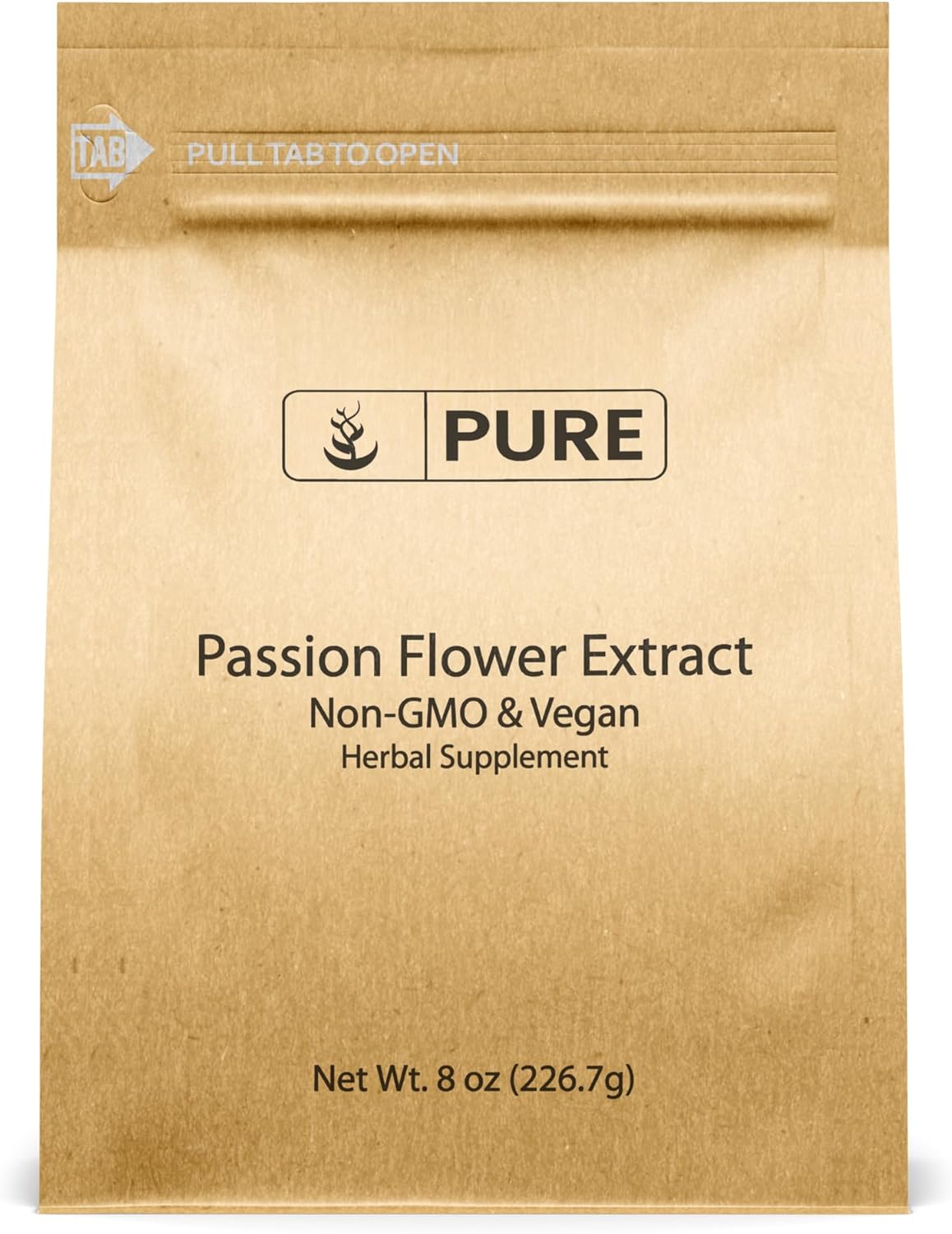 Pure Original Ingredients Passion Flower Extract (8oz) Pure & Natural, Non-GMO, Gluten-Free