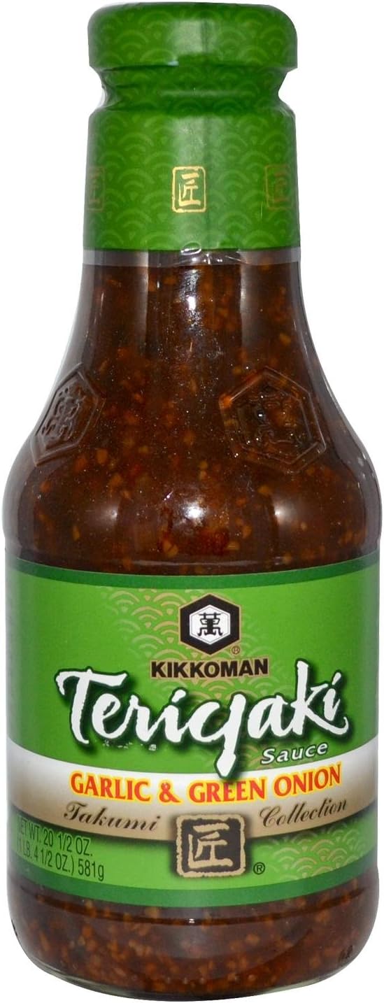 Kikkoman Teriyaki Sauce Garlic and Green Onion 20 1/2 oz (581 g)