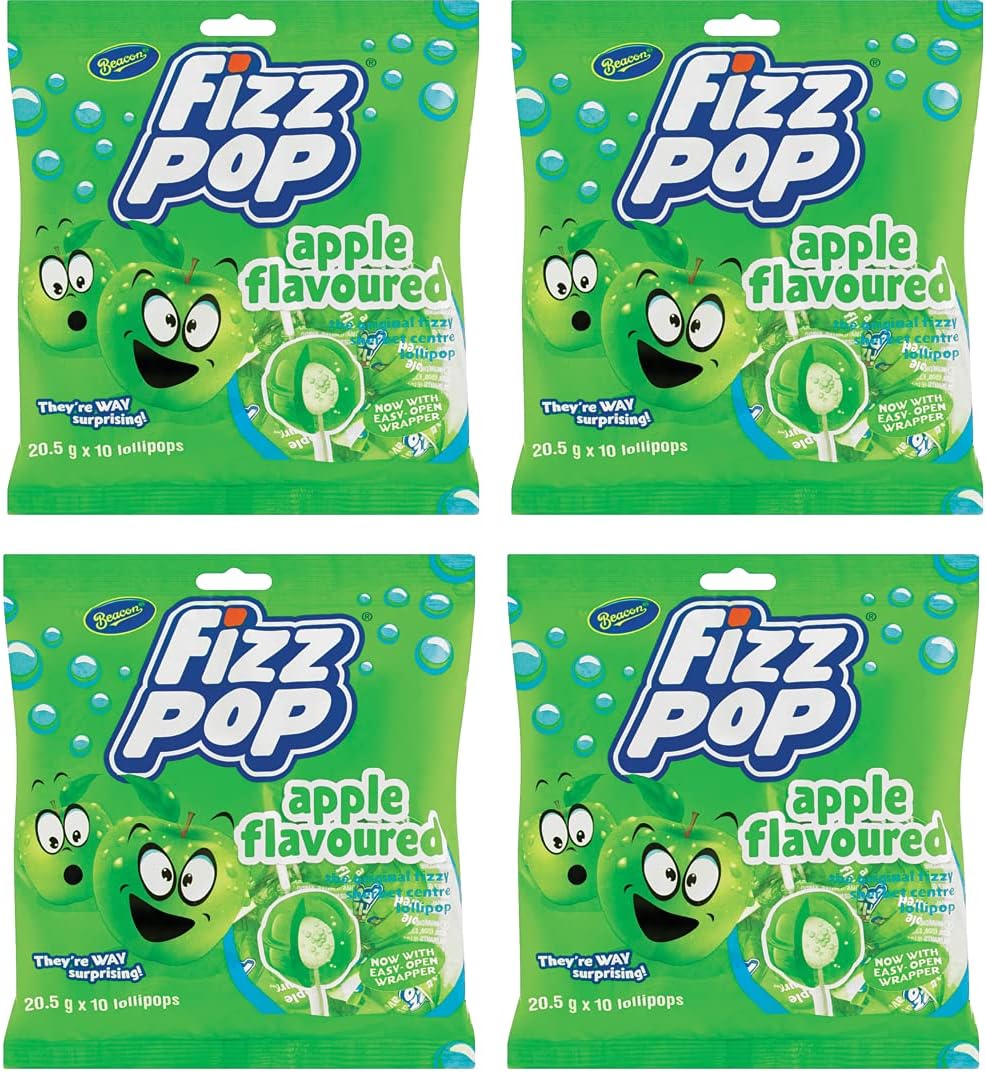 Beacon Fizz Pop Apple 10s Pack of 4