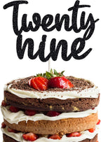 Happy 29th Birthday Cake Topper twenty nine Birthday Cake Toppers, 29th Cake Topper for Men,29 Cake Topper For Women, 29th birthday decorations,29th Birthday Cake Topper