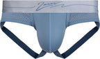 2eros - Mens Underwear - AKTIV Boreas Jockstrap Faded Denim