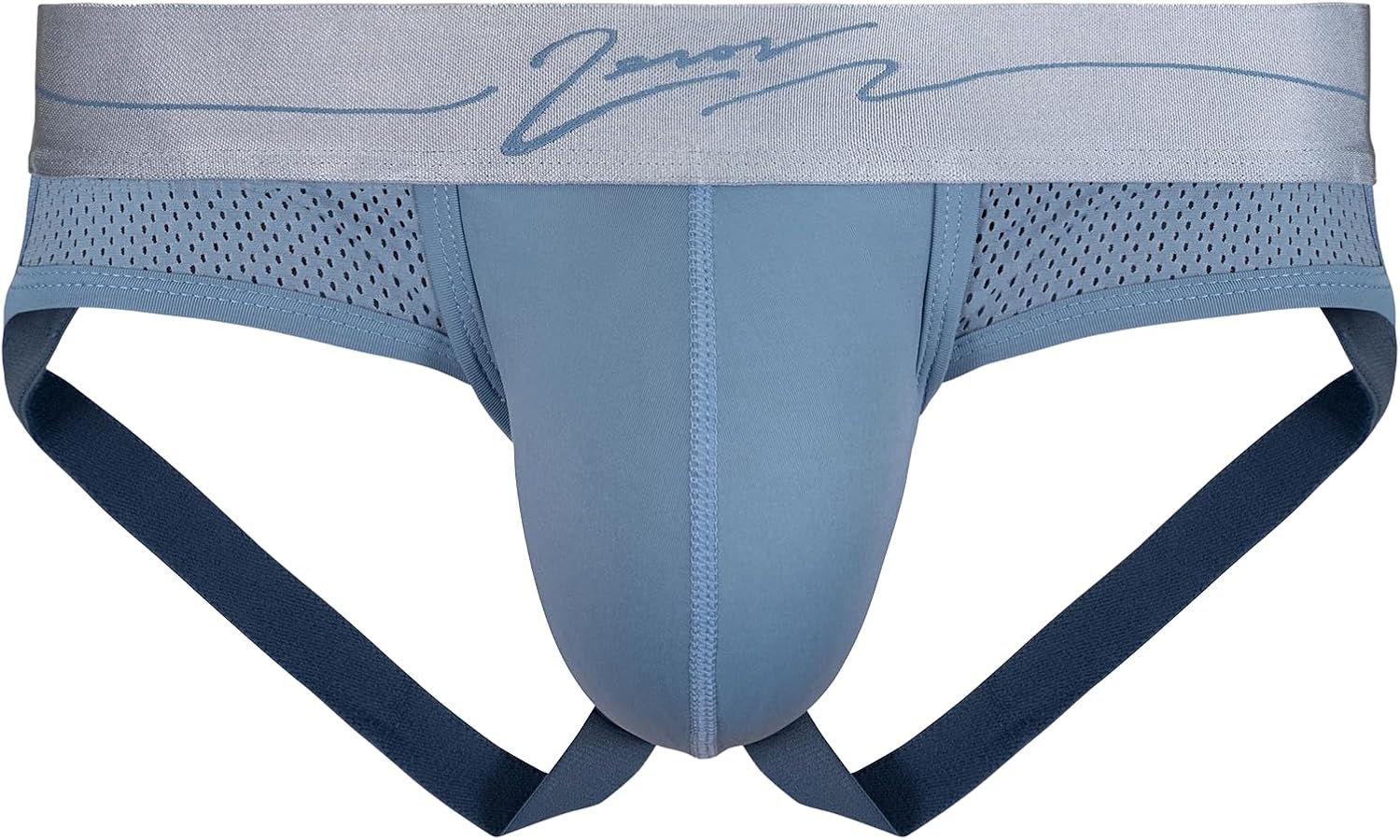 2eros - Mens Underwear - AKTIV Boreas Jockstrap Faded Denim