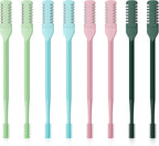 8PCS Nasal Hair Cutter for Women Men, 2026 Upgraded Portable 2-in-1 Nasal Hair Cutter Sticks Double Sided Nose Knife with Soft Cleaning Brush