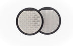 Microplane 2-Piece Ultimate Mason Jar Lid Grater Set, Fine & Ribbon Stainless Steel Blades, Fits Wide Mouth Canning Jars, Shaker Holes, Zester & Cheese/Spice Grater, Handheld Stainless Steel Rasp