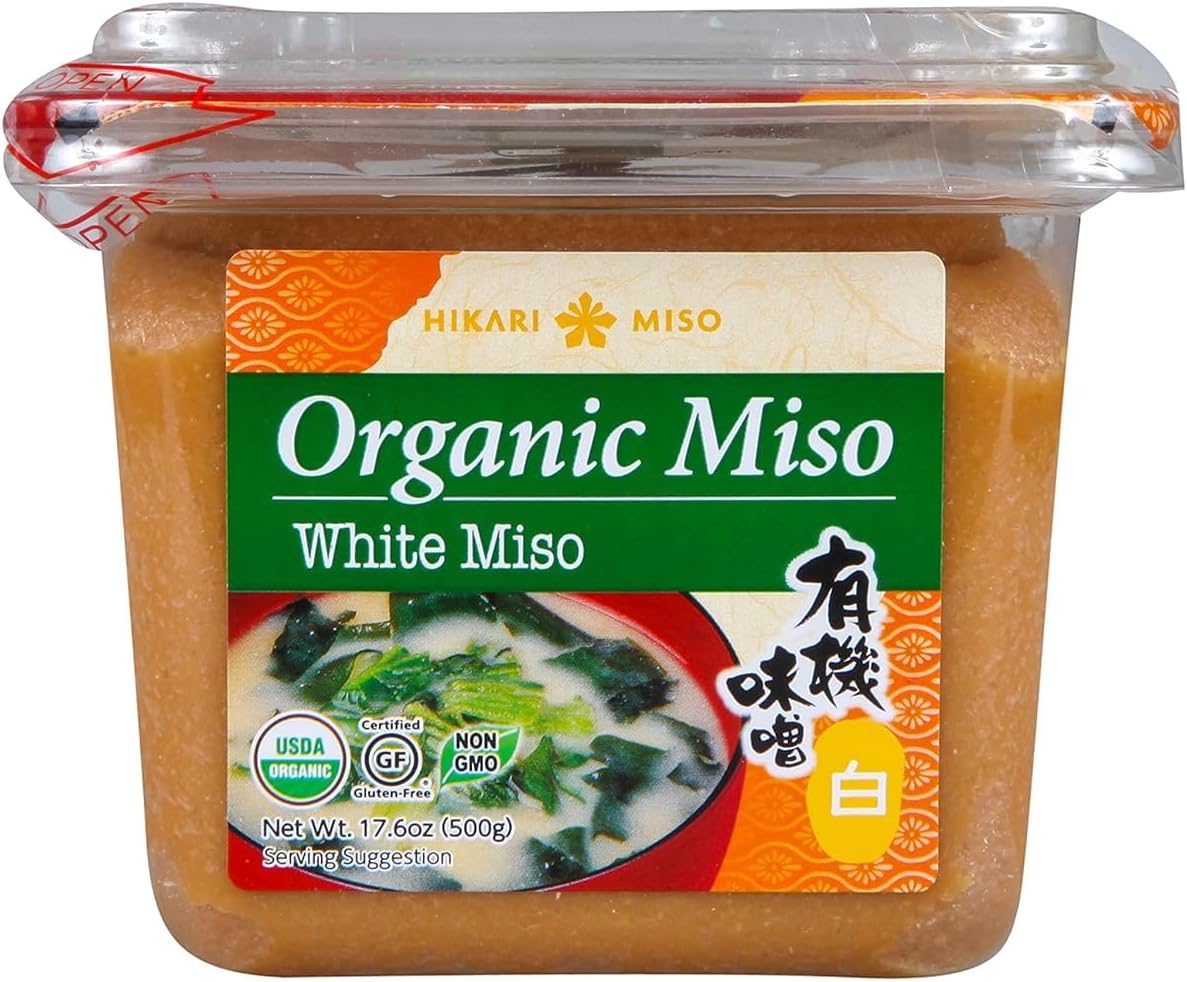 Japanese Hikarii Organic White Miso Paste Gluten Free 14.1 oz