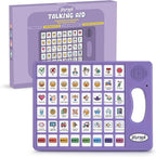 Joyreal AAC Device for Autism, Non Verbal Communication Tools for Speech Therapy & Stroke Rehab. Communication Tablet, Autism Talking Aids with 8 Programmable Buttons & Adjustable Volume (Purple)