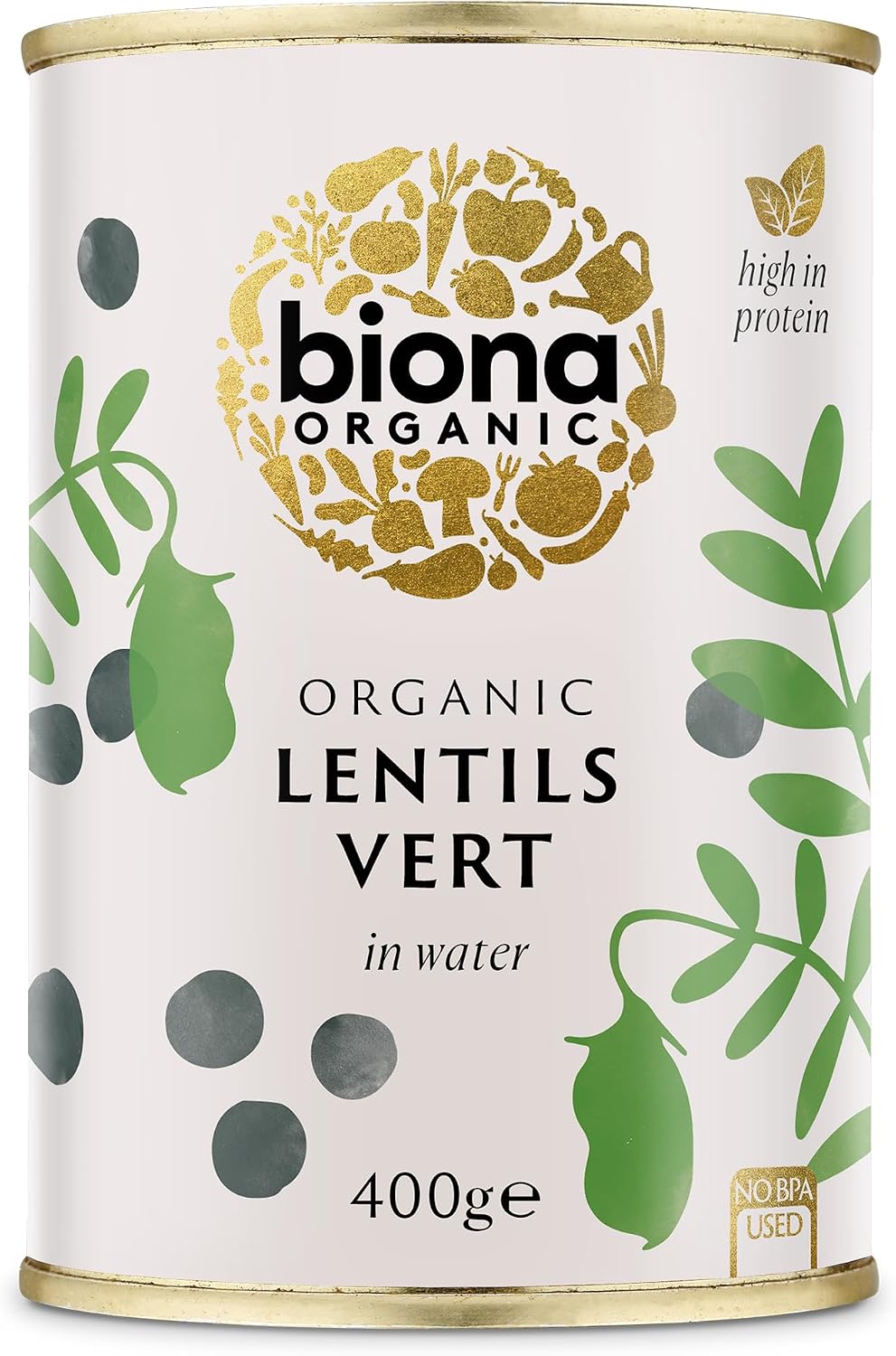 BIONA Organic Vert Puy Lentils, 400 GR