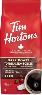 Tim Horton's Dark Roast Coffee, 300g/10.6 oz {Imported from Canada