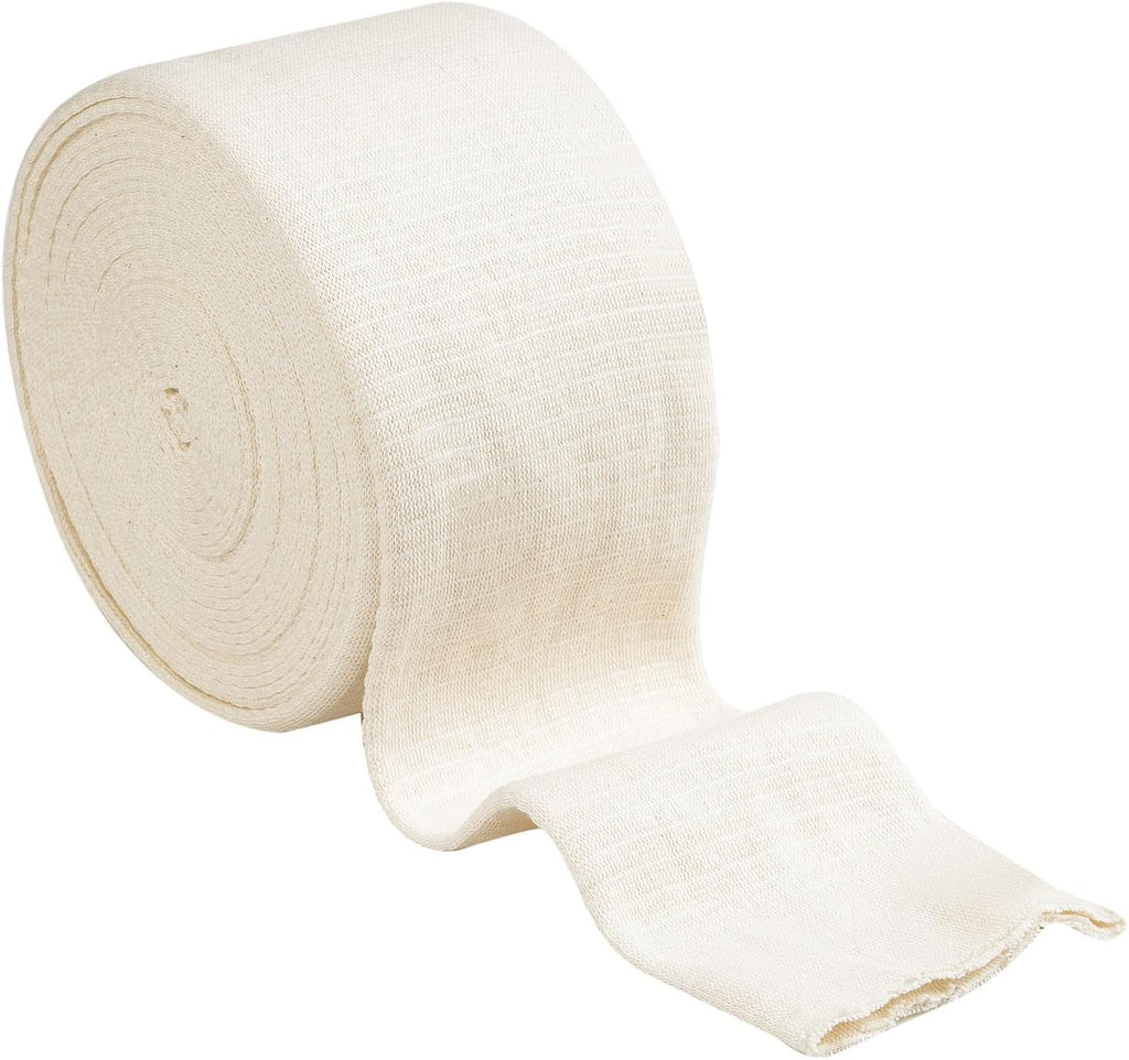 Elasticated Tubular Bandage 2.5’’ x 5.46yd Cotton Stockinette Tubing Stretch Compression Support Bandages for Large Arm Knees Legs