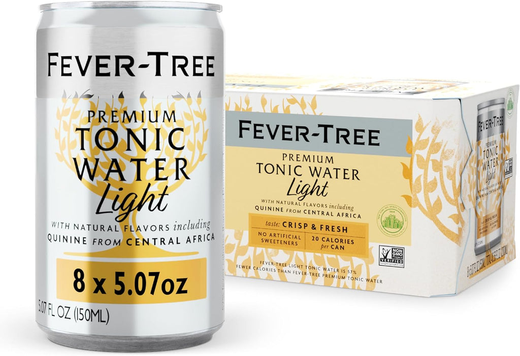 Fever-Tree Naturally Light Tonic Water, 5.07 Fl Oz (Pack of 8)