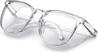 Stylish Safety Glasses, Clear Anti-Fog Anti-Scratch Protective Glasses For Men And Women