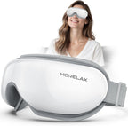 Morelax Eye Massager with Heat & Bluetooth Music, Birthday Gifts for Women, Reduce Eye Strain, Headache Relief and Improve Sleep, Eye Care Device for Migraine, Gifts for mom/Sister/Wife