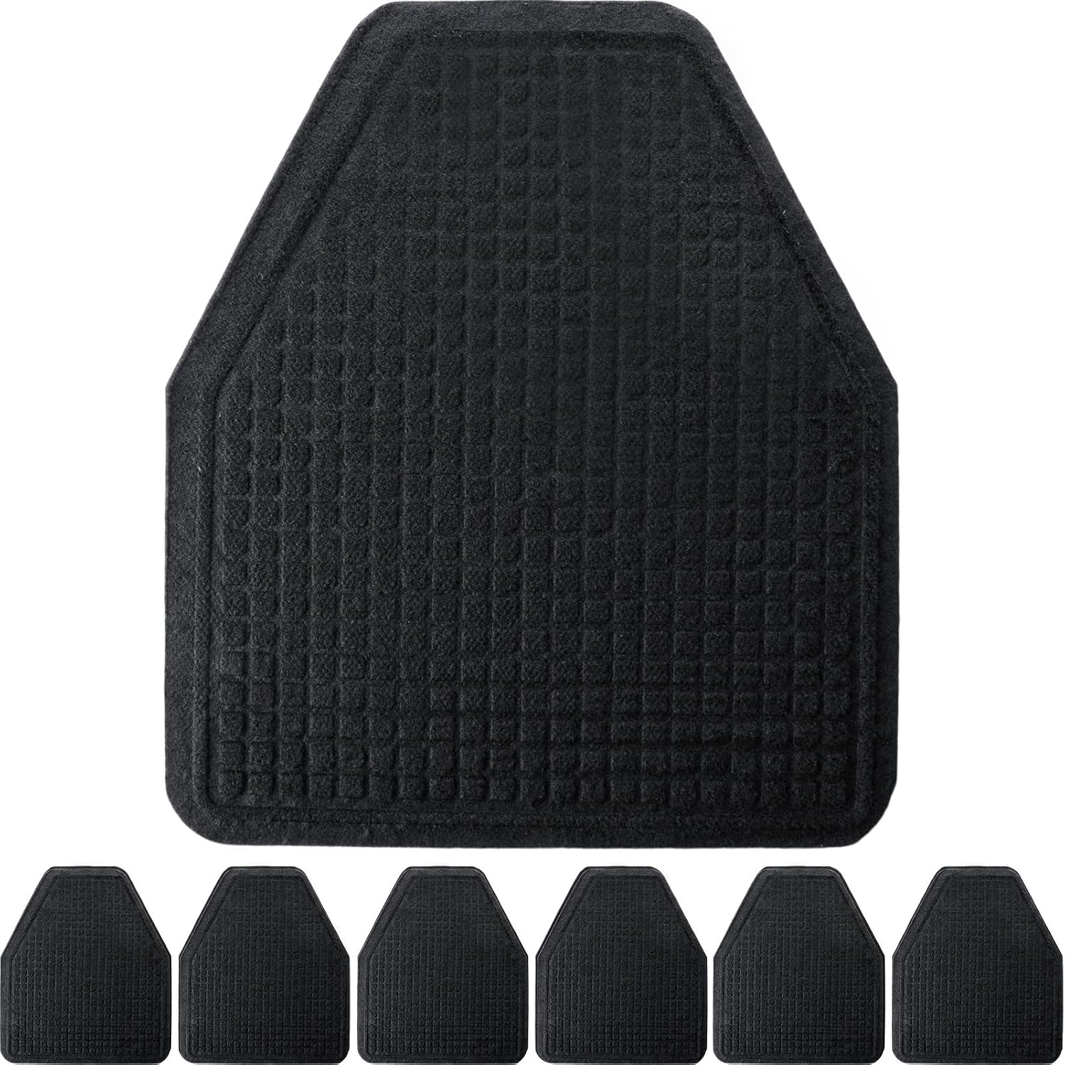 Nuanchu 12 Pack Urinal Mats for Men Bathroom Commercial Urinal Floor Mats Pads for Mens Restroom Non Slip Splash Toilet Bulk Eliminating Bathroom Odor Washable Disposable Large 17.5 x 21 Inch