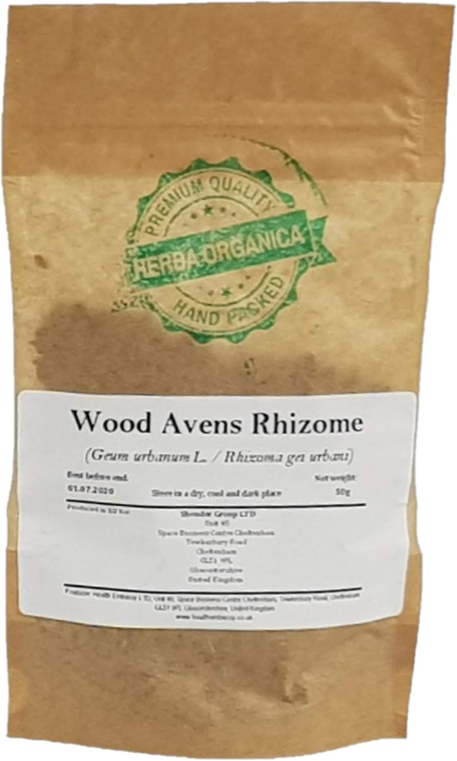 Herba Organica Wood Avens Rhizome - Geum Urbanum L - Herbal Tea (50g)