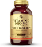 Solgar Vitamin C 1000 mg with Rose Hips, 250 Tablets - Antioxidant & Immune Support - Overall Health - Supports Healthy Skin & Joints - Non-GMO, Vegan and Kosher - 250 Servings