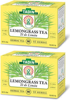 Tadin Lemongrass Herbal Tea. Caffeine Free. 24 Tea Bags. 0.84 oz. Pack of 2