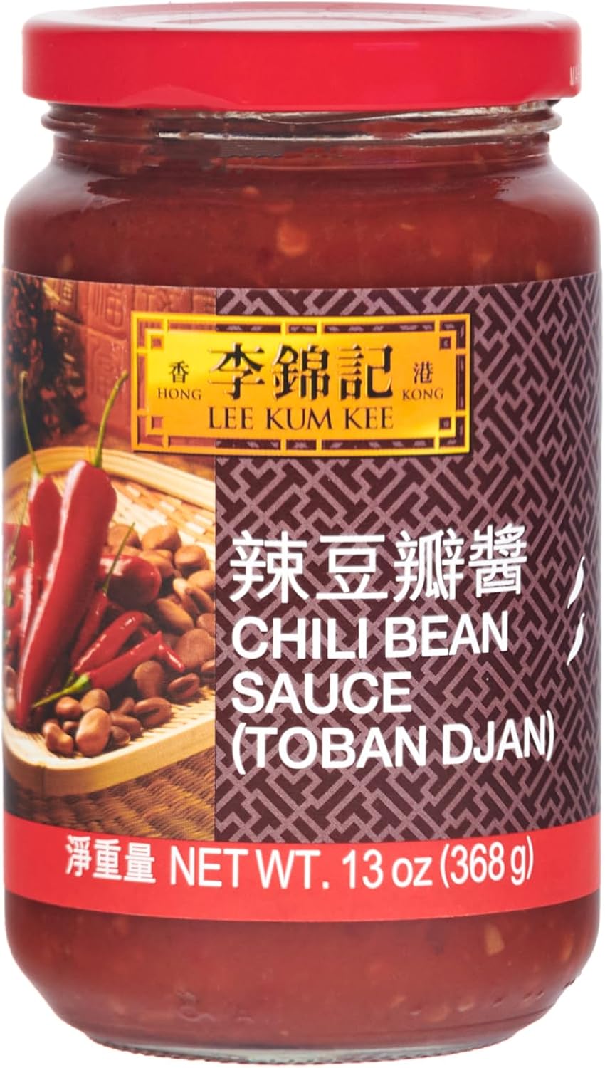 Lee Kum Kee Chili Bean Sauce (13 oz - 1 Pack), Toban Sauce, Sichuan Style, Mild Spice, Perfect for Stir-Frying, Noodles, Seafood, Mapo Tofu, and Dipping Sauces