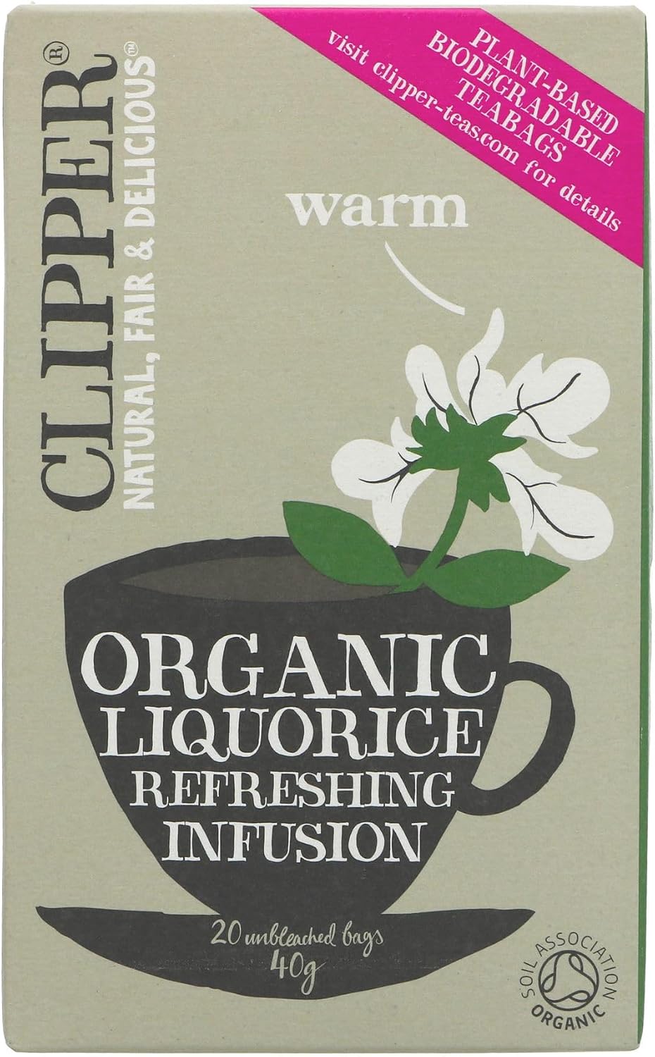 Clipper Organic Liquorice Teabags 20 per pack