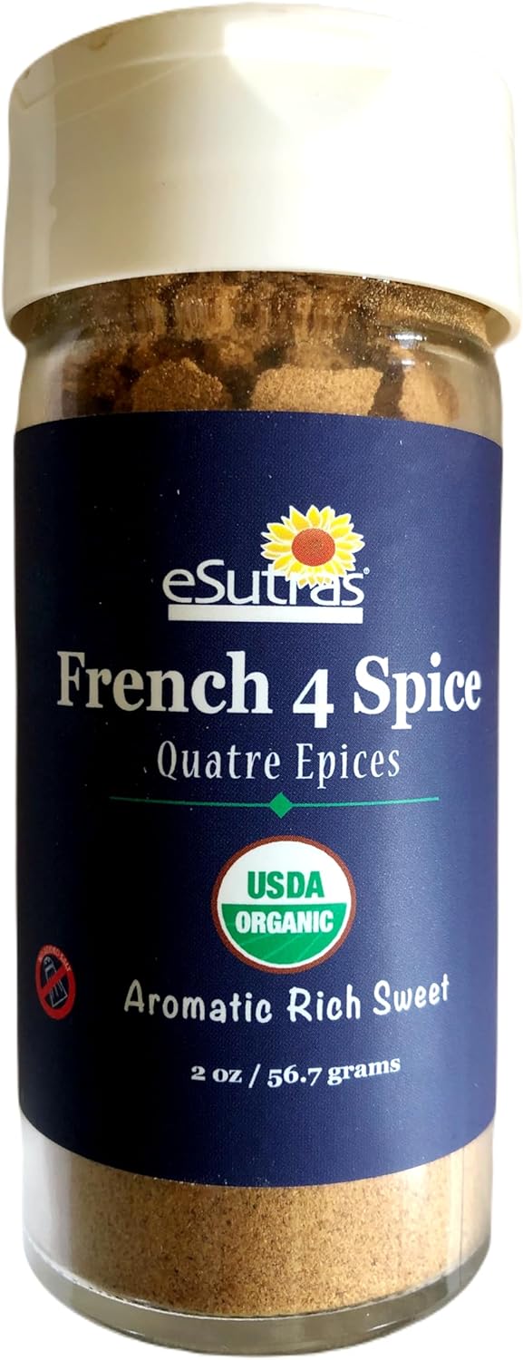 Esutras Organics French Four Spice, 2 Ounce