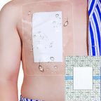 Waterproof Shower Protector Large Cover Shields for PICC Central Line Peritoneal Dialysis Chest Port Feeding Tube PD Catheter Accessories Bandages with Non-Stick Center Pad 12"x14"(Pack of 7)