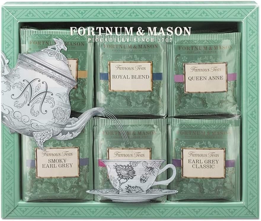 Fortnum and Mason British Tea, Fortnum's Famous Tea Bag Selection, 60 Count Tea bags (1 Pack)