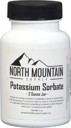 North Mountain Supply Food Grade Potassium Sorbate Stabilizer - 2 Ounce Jar