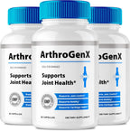 ArthroGenX Joint Supplement Capsules, Official ArthroGenX Maximum Joint Relief Pills, Maximum Strength, Natural Support Joint Flexibility, Comfort & Movement, Arthro Gen X Reviews (3 Pack)