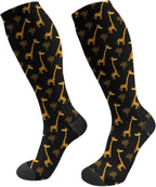 Computer Nerd Circuit Board CPU Socks For Women & Men Support Circulation For Nurse, Travel, Flight