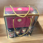 Ghasitaram Gifts Jaiccha Holi- Sweets/Holi Hampers/Thandai Transparent Holi Guft box with Gujiyas, Thandai, Peanuts, Bhakarwadi and Mewa Bites