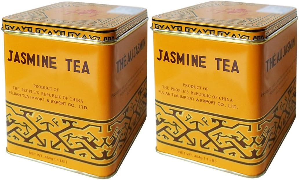 Sunflower 1033 Jasmine Green Tea - All Natural Restaurant Favorite Tea Large (2-pack)
