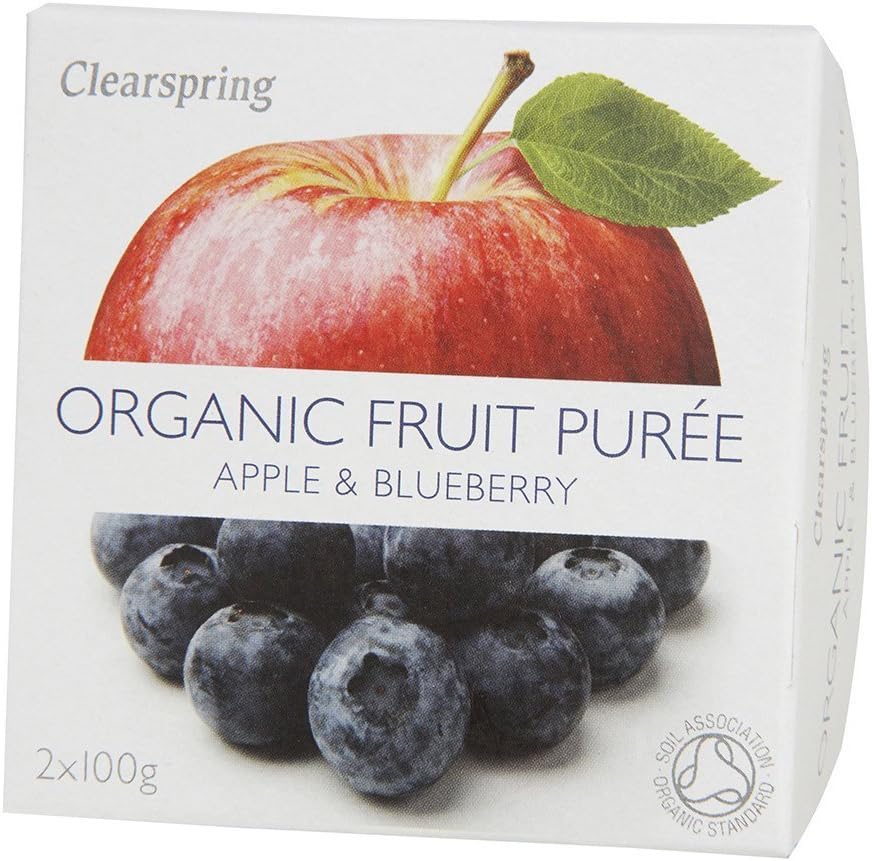 Clearspring Organic Apple & Blueberry Purée