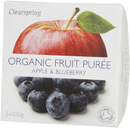 Clearspring Organic Apple & Blueberry Purée