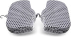 U Shaped Shower Seat Cushion, Quick Drying Shower Chair Cushion, Bathtub Chair Pad with 4D Air Fiber Materia, Shower Seat Mat with Mesh Cover and Hook, for Elderly, Senior, Handicap, Disabled