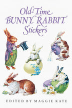 Old-Time Bunny Rabbit Stickers: 23 Full-Color Pressure-Sensitive Designs (Dover Little Activity Books: Pets)