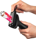Big Squeeze® Tube Squeezer | Heavy Duty Tube Wringer - Made in USA - Toothpaste, Paint, Cosmetics, Sunscreen, Hair Dye, Adhesives, Metal Tubes. Comfortable Ergonomic Dispenser Tool (Black)