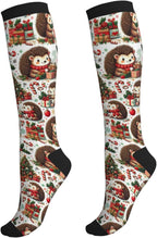 Compression Socks For Women & Men Circulation 15-20 Mmhg Knee High Nursing Travel Running Athletic Flight
