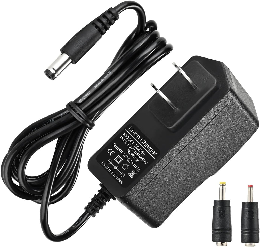 24V~25.2V Massage Gun Charger Compatible with Hypervolt, Taotronics, Opove, Toloco, Legiral, Bobbito, Massage Gun Charger Power Cord Cable 1.5m/5FT(NOT for 18V)