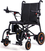 29 lbs Ultralight Carbon Fiber Electric Wheelchair, Airline Approved Foldable Power Chair, 15 Mile Range, Quick-Release Battery Motorized Mobility Aid for All Terrain