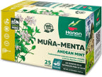 Hanan Peruvian Secrets Muna Herbal Tea | 100% Natural Andean Mint Leaves | 25 Tea Bags | Naturally Supports Healthy Digestion and Kidney Function - 6 Pack