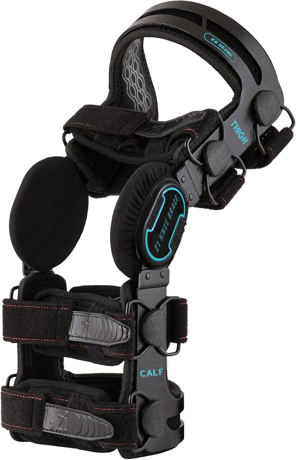 Z ONE Z1 K6 Hinged Unloader Metal Knee Brace for Men and Women - Knee Support for ACL, MCL, LCL, PCL, Sport Injuries, Mild Osteoarthritis, Meniscus Tears - Ideal for Running & Daily Activities (S16)