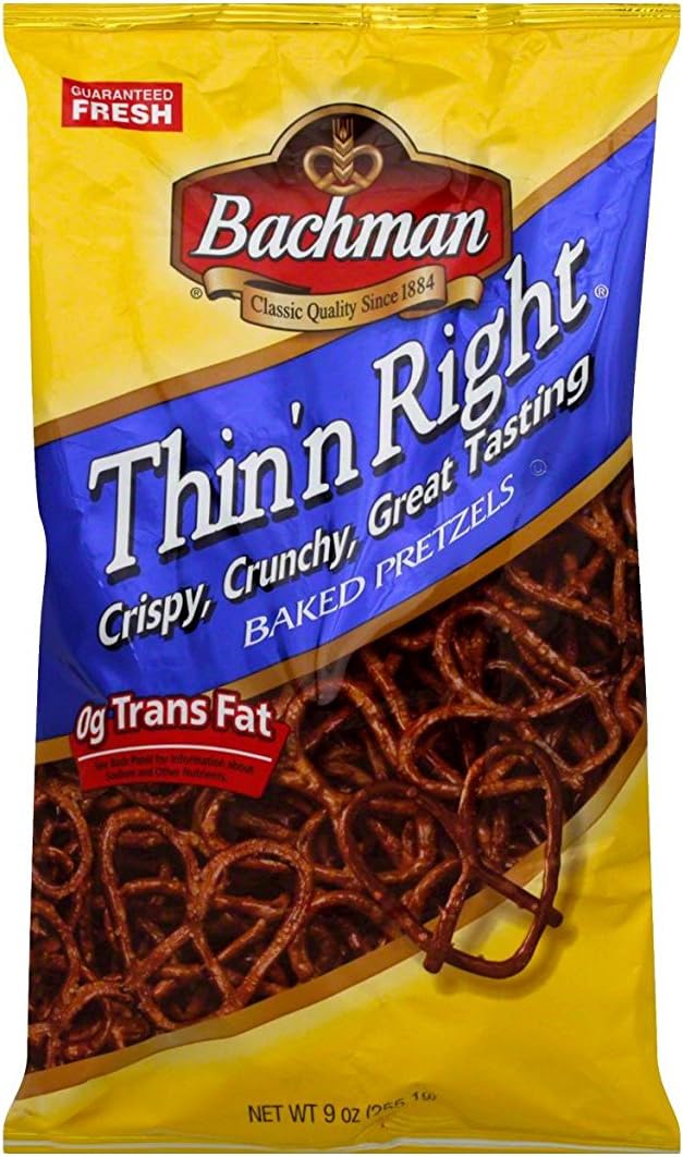 Bachman, Thin N'Right Pretzels, 9 Ounce