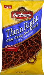 Bachman, Thin N'Right Pretzels, 9 Ounce