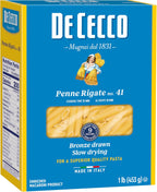 De Cecco Semolina Pasta, Penne Rigate No.41, 1 Pound