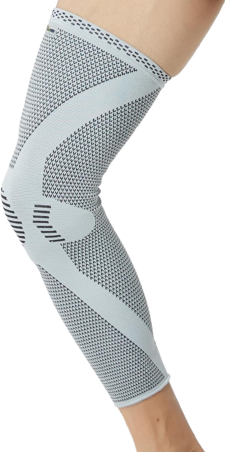 NeoTech Care Knee & Leg Support Brace - Breathable (Gray Color, Size L, 1 Unit)